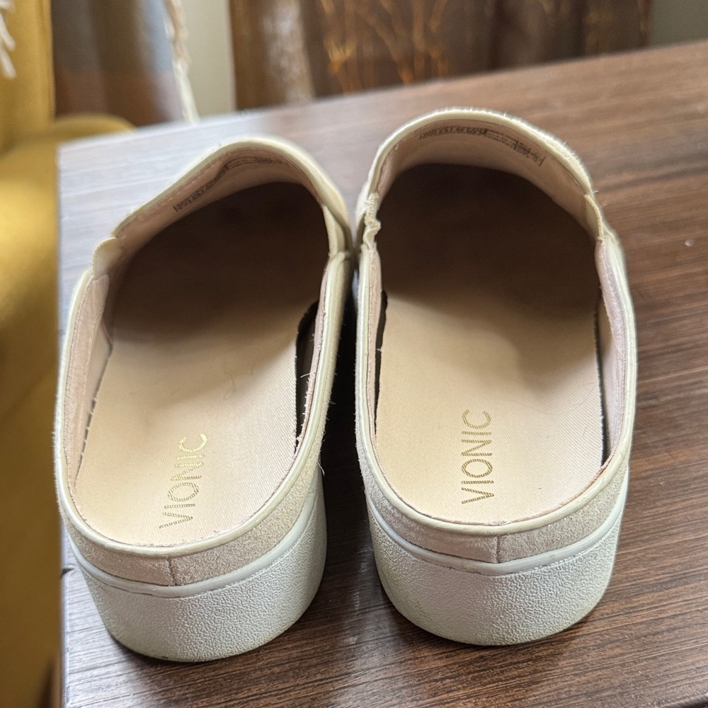 Vionic Tan and Gold Mules - Picture 3 of 5